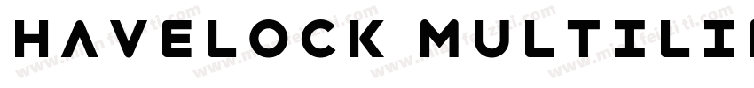 Havelock Multiline字体转换